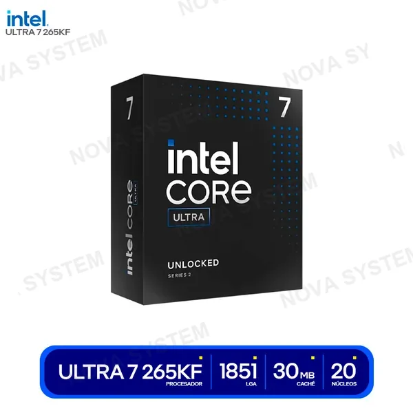 ( BX80768265KF ) PROCESADOR INTEL CORE ULTRA 7 265KF ( BX80768265KF ) 3.