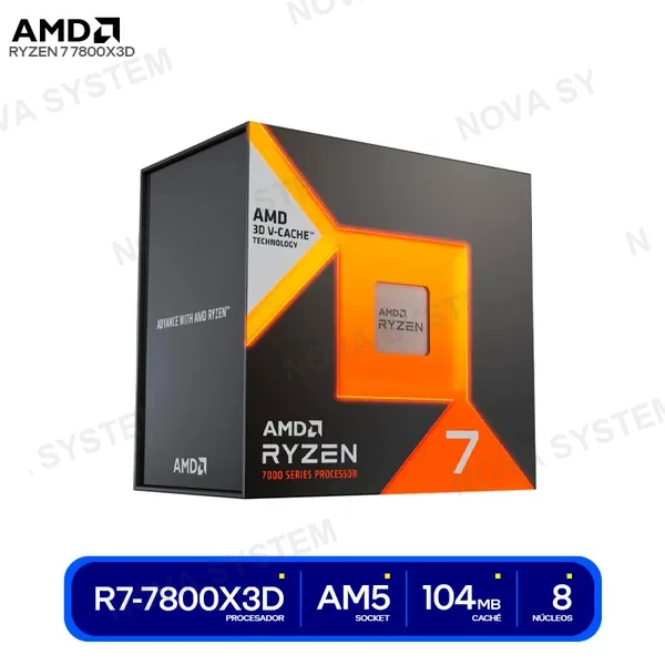 ( 100-100000910WOF ) PROCESADOR AMD RYZEN 7 7800X3D ( 100-100000910WOF ) 4.2