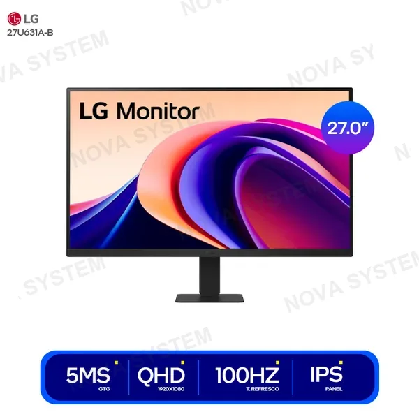 ( 27U631A-B ) MONITOR LG LED 27 IPS QHD ( 27U631A-B ) 2560X1440 100H