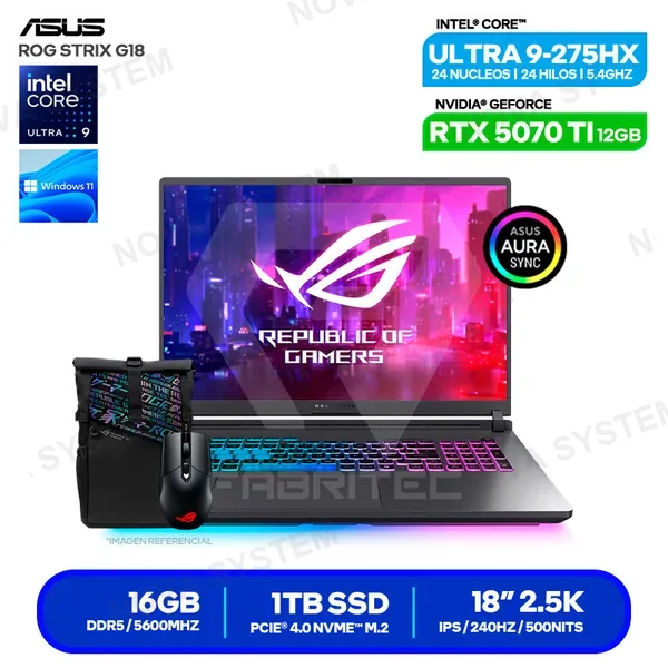 ( 90NR0LT1-M007A0 ) LAPTOP ASUS ROG STRIX G18 G815LR-S9118W ( 90NR0LT1-M007