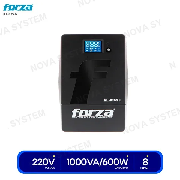 ( SL-1012UL ) UPS FORZA 1000VA 600W 220V 50 MIN ( SL-1012UL )