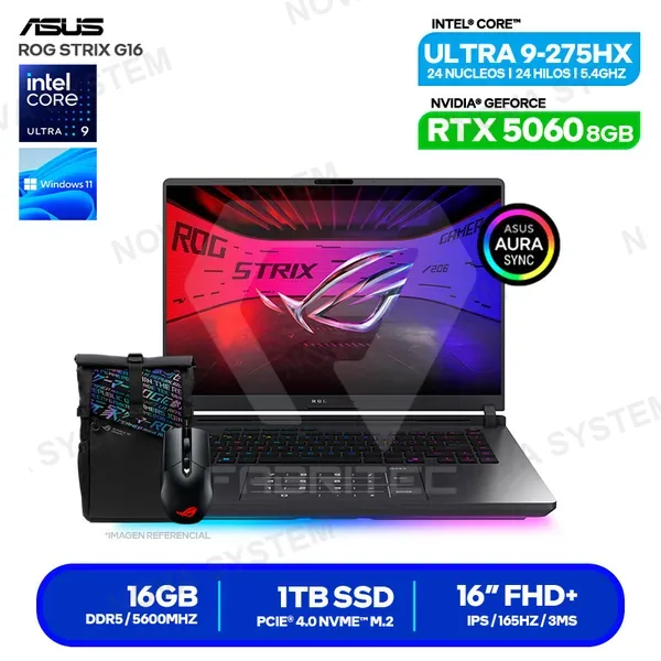 ( 90NR0LJ1-M000K0 ) LAPTOP ASUS ROG STRIX G16 G615LM-RV015W ( 90NR0LJ1-M000