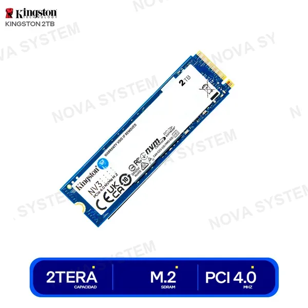 SNV3S/2000G UNIDAD DE ESTADO SOLIDO KINGSTON 2TB ( SNV3S/2000G ) NV