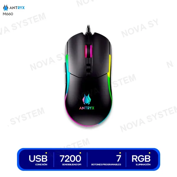 AGM-M660K MOUSE GAMING ANTRYX M660 ( AGM-M660K ) | DPI 7200