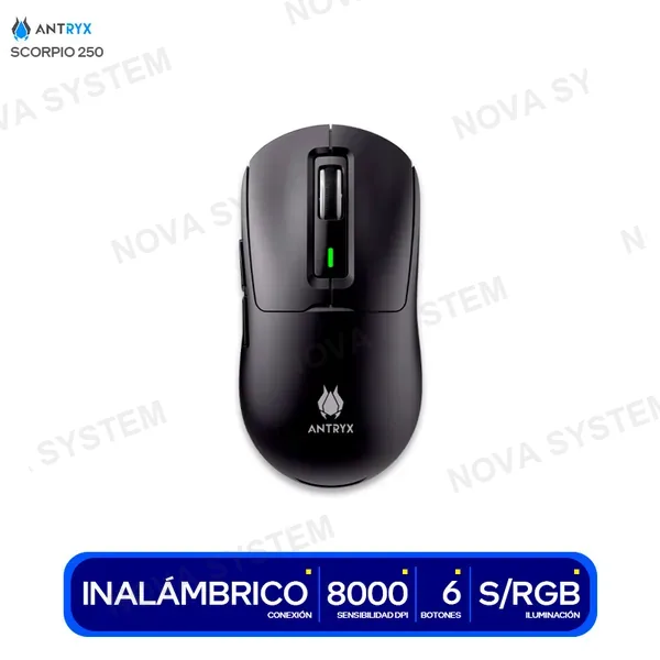 AWGM-5250K MOUSE GAMING ANTRYX SCORPIO 250 ( AWGM-5250K ) INALAMBR