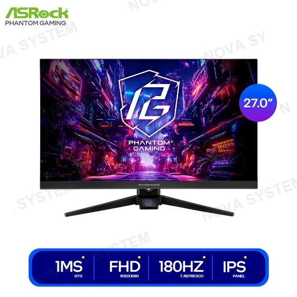 PG27FFT1A MONITOR ASROCK PHANTOM GAMING 27" IPS ( PG27FFT1A ) | F