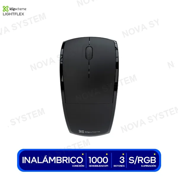 KMW-375BK MOUSE KLIP XTREME LIGHTFLEX ( KMW-375BK ) INALAMBRICO