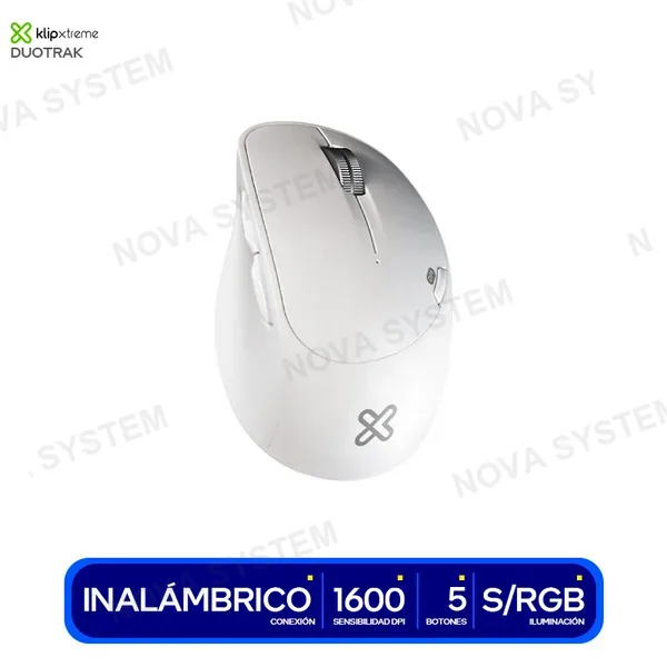 KMB-501WH MOUSE KLIP XTREME DUOTRAK ( KMB-501WH ) INALAMBRICO | U