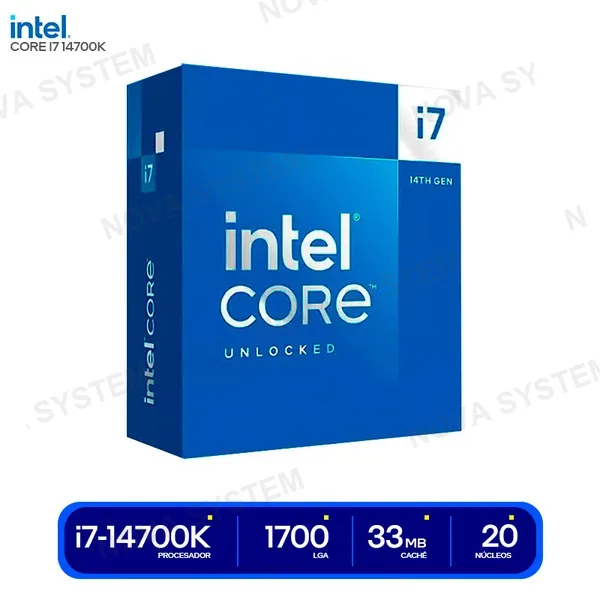BX8071514700K PROCESADOR INTEL CORE I7 14700K ( BX8071514700K ) 3.4GH