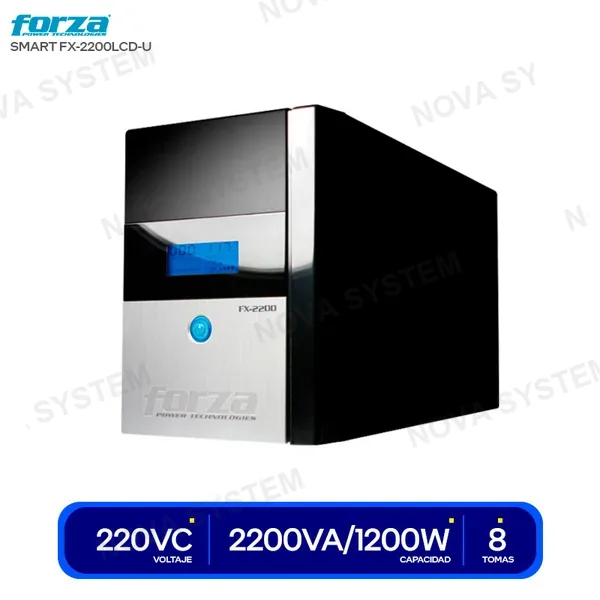 FORZA FX-2200LCD-U UPS FORZA SMART FX-2200LCD-U 8 TOMAS ( FX-2200LCD-U ) 2