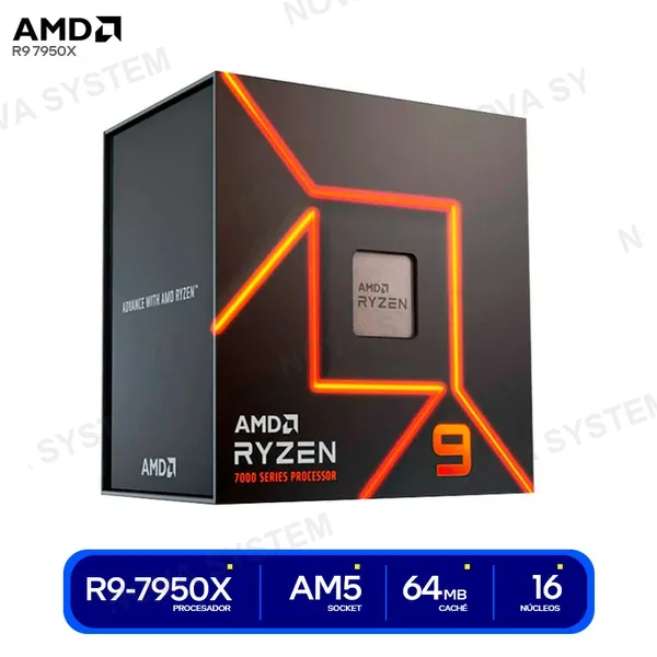 100-100000514WOF PROCESADOR AMD RYZEN 9 7950X ( 100-100000514WOF ) 5.7GH