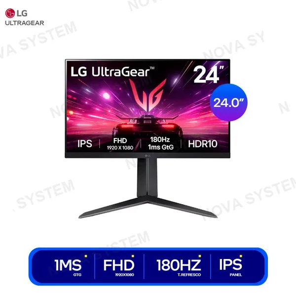 24GS65F-B MONITOR GAMING LG ULTRAGEAR 24" FHD IPS ( 24GS65F-B ) 1