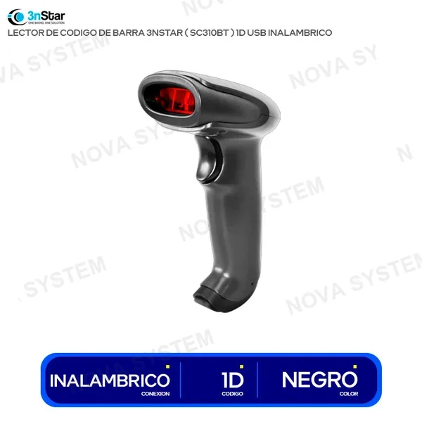 SC310BT LECTOR DE CODIGO DE BARRA 3NSTAR ( SC310BT ) 1D USB | I