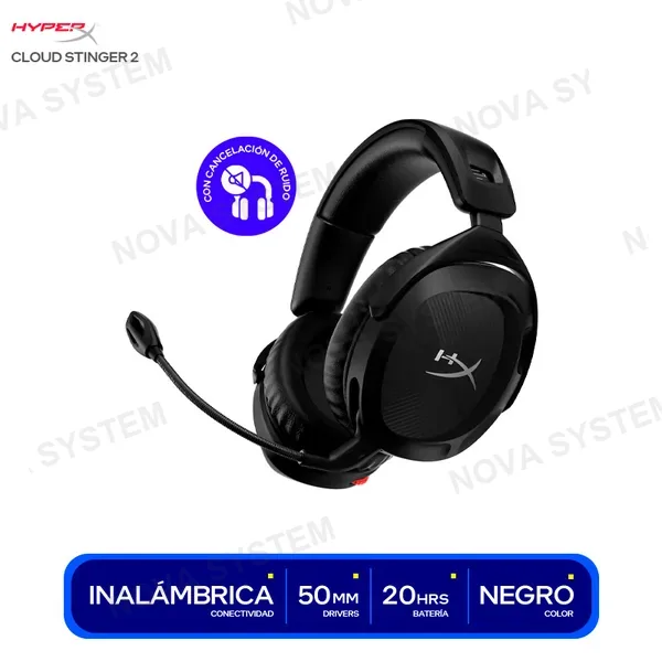 ( 676A2AA ) AUDIFONO HYPERX CLOUD STINGER 2 ( 676A2AA ) | INALAMBRI