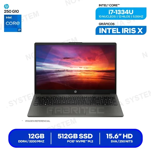 ( 9S8U5LA#ABM ) LAPTOP HP 250 G10 ( 9S8U5LA#ABM ) | INTEL CORE I7-1355U