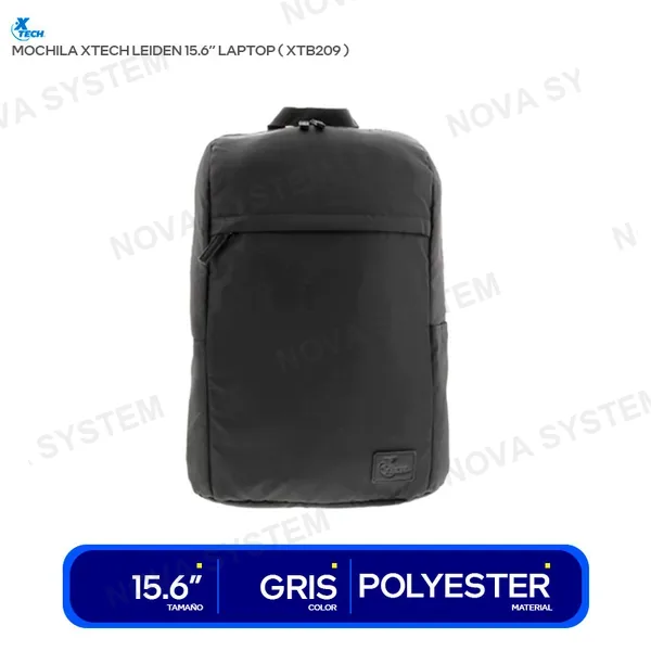 XTB209 MOCHILA XTECH LEIDEN 15.6’’ LAPTOP ( XTB209 ) NEGRO