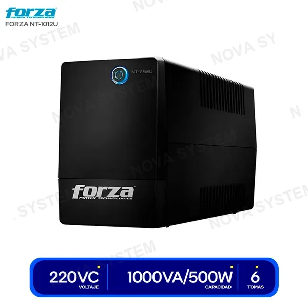 FORZA NT-1012U UPS FORZA 6 TOMAS ( NT-1012U ) 1000VA | 500W | 220V | 3