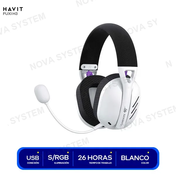 HVGMH-FUXI-H3-WB AUDIFONO HAVIT FUXI H3 ( HVGMH-FUXI-H3-WB ) GAMING INAL