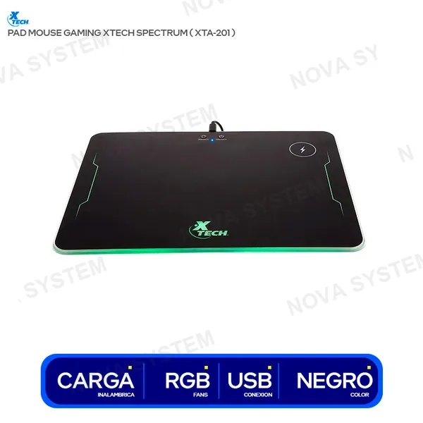 XTA-201 PAD MOUSE GAMING XTECH SPECTRUM ( XTA-201 ) NEGRO | RGB