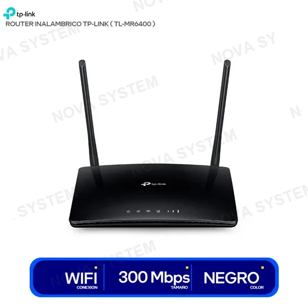 TP-LINK TL-MR6400 ROUTER INALAMBRICO TP-LINK ( TL-MR6400 ) 300 MBPS | 2.4