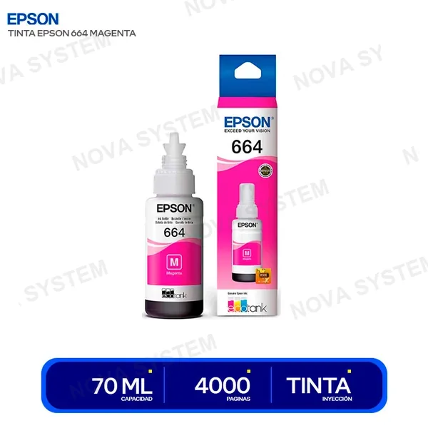T664320-AL TINTA EPSON 664 MAGENTA ( T664320-AL )