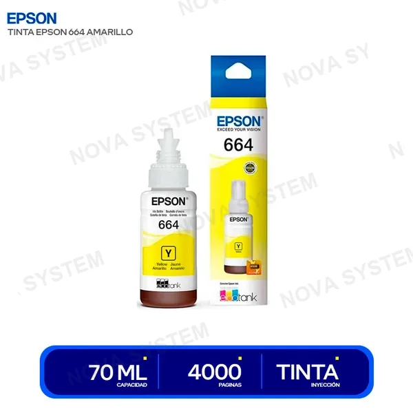 T664420-AL TINTA EPSON 664 AMARILLO ( T664420-AL )