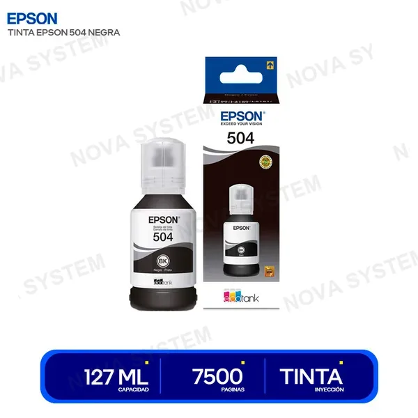 T504120-AL TINTA EPSON 504 NEGRA ( T504120-AL )