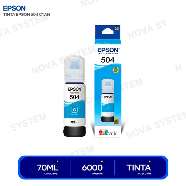 T504220-AL TINTA EPSON 504 CYAN ( T504220-AL )