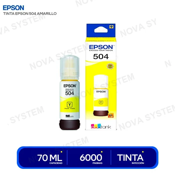 T504420-AL TINTA EPSON 504 AMARILLO ( T504420-AL )