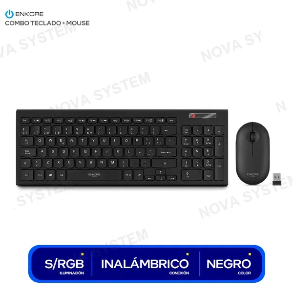ENT701.2 COMBO ENKORE EXCEL ( ENT701.2 ) TECLADO + MOUSE INALAMB