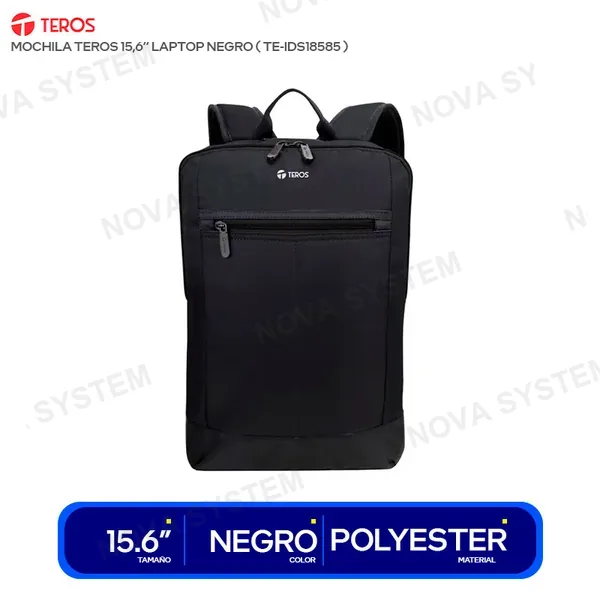 TE-IDS18585 MOCHILA TEROS 15,6’’ LAPTOP NEGRO ( TE-IDS18585 )