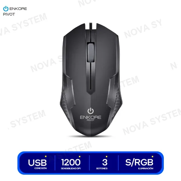 EKM105 MOUSE ENKORE PIVOT ( EKM105 ) WIRED USB