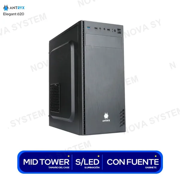 AC-E620-350CP CASE ANTRYX ELEGANT 620 ( AC-E620-350CP ) C/FUENTE 350W