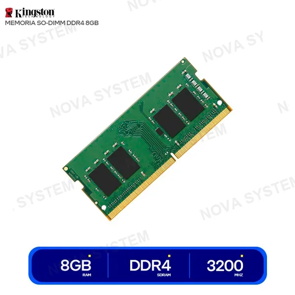 KVR32S22S6/8 MEMORIA SODIMM KINGSTON DDR4 8GB ( KVR32S22S6/8 ) | 320