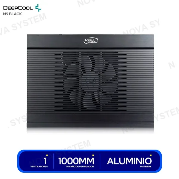 DP-N146-N9BKL COOLER PARA LAPTOP DEEP COOL N9 BLACK ( DP-N146-N9BKL )