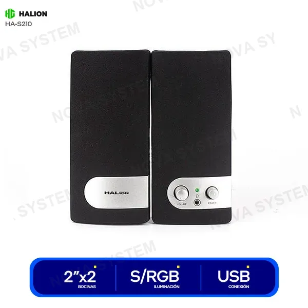 HA-S210 PARLANTE HALION ( HA-S210 ) 5 WATTS | NEGRO
