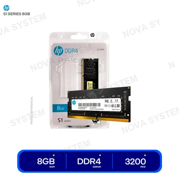 ( 2E2M5AA#ABB ) MEMORIA SO-DIMM HP S1 SERIES 8GB DDR4 ( 2E2M5AA#ABB )