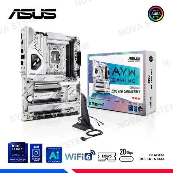 MAINBOARD ASUS Z890 AYW GAMING WIFI W, DDR5, LGA 1851