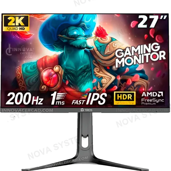 MONITOR, TEROS, 27P QHD 200Hz 1MS 2754G IPS PIVOT