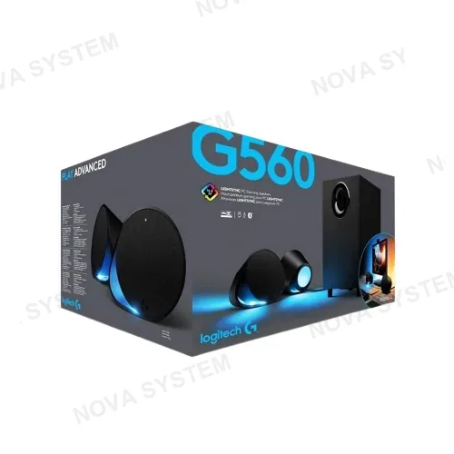 PARLANTE, LOGITECH-G, G560 2.1 RGB 120W USB