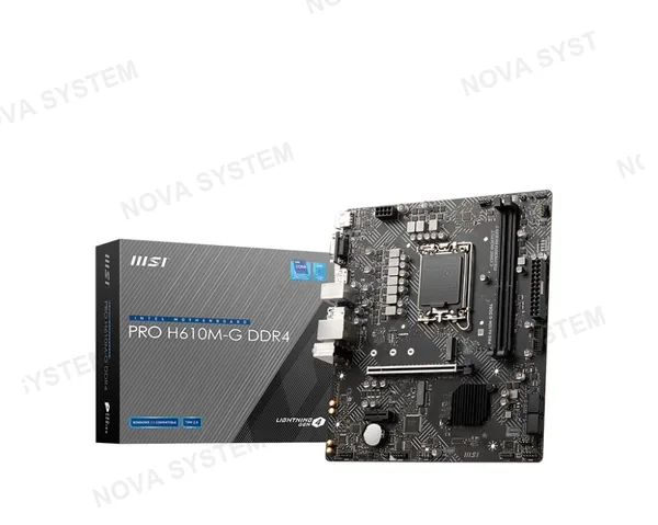MBB, MSI PRO, H610M-G M.2 LGA1700 DDR5 PCIE 4.0 HDM DP