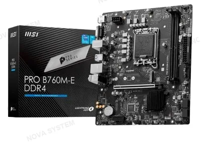 MBB, MSI, B760M-E LGA 1700 2DIMMs DDR4 4800MHZ HMDI DP