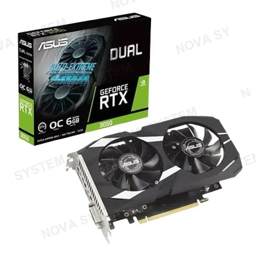 TARJETA DE VIDEO, ASUS, RTX 3050 6GB DUAL GDRR6 OC
