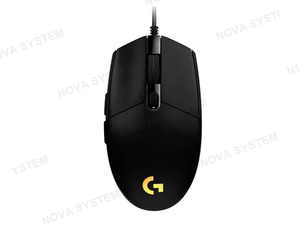 MOUSE LOGITECH G203 LIGHTSYNC OPTICAL 8000 DPI BLACK RGB