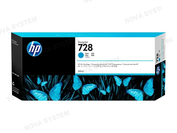 TINTA HP F9K17A (728A) 300ML CYAN P/T730/T830