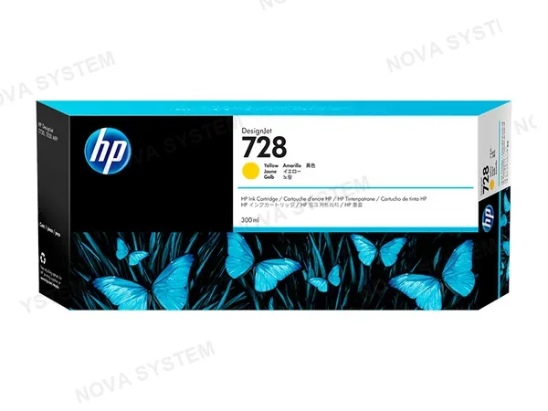 TINTA HP F9K15A (728A) 300ML YELLOW P/T730/T830