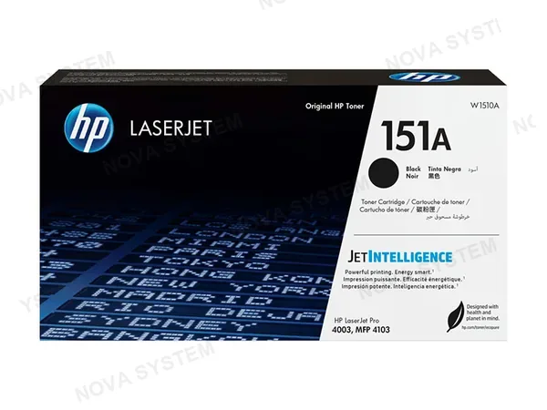 TONER HP W1510A (151A) L.J. 4003A BLACK 3050 PGS P/ 4103FDW