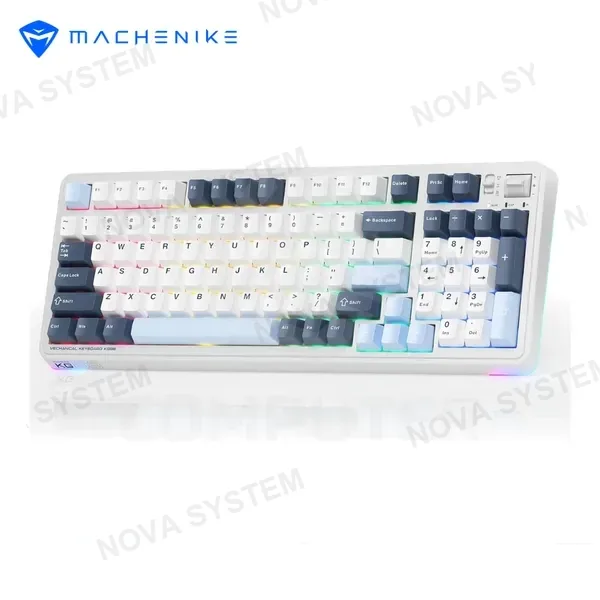 TECLADO MECANICO MACHENIKE KG98 SILVER SWITCH BLUE