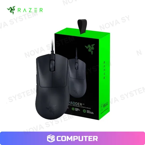 MOUSE RAZER DEATHADDER V3 PRO WIRELESS DPI 30K RGB BLACK
