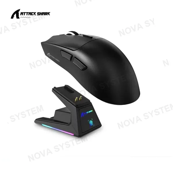 MOUSE ATTACK SHARK R11 ULTRA WIRELESS DPI 42K BLACK
